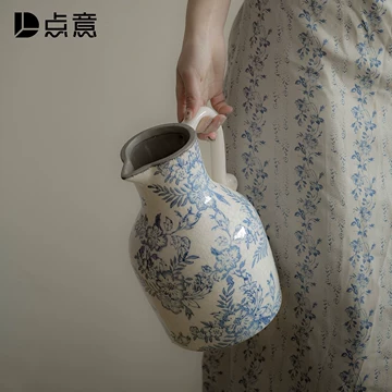 文房具 花瓶 宋時代 汝窯 陶器 冰裂纹 貫入 置物 文房具 花瓶 宋時代