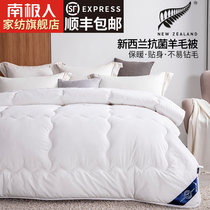 Antarctic antibacterial wool quilt winter thickened warm double autumn winter quilt core student dormitory single bedding