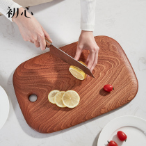 First heart African Wood sandalwood cutting board solid wood household classification fruit supplement chopping board baby child mildew prevention board