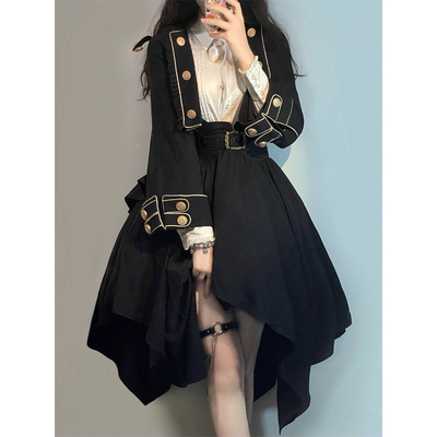 taobao agent Jacket, suspenders, dress, spring set, Lolita style