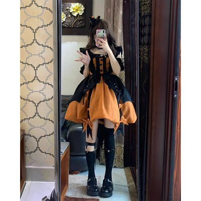 taobao agent Dress, cute small princess costume, halloween, Lolita style, Lolita Jsk