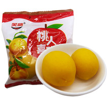 Take 40 bags of peaches and fresh peaches and fruit open bags of instant sweet and sour delicious cold fruit candied snacks