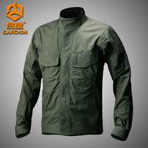 Spring and summer long-sleeved outdoor tactical shirt men breathable military fans multi-pocket army shirt jacket jacket jacket jacket