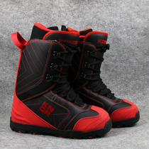 Promotional female adult lace-up snowboard shoes equipment novice warm snowboard boots Lace-up snow boots
