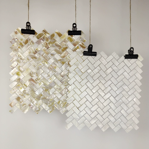 Наклейка на стену мозаики раковины от липкой плитки телевизор Фоновая стена натуральная рыба кость человека в ванной комнате кухня для ванной комнаты