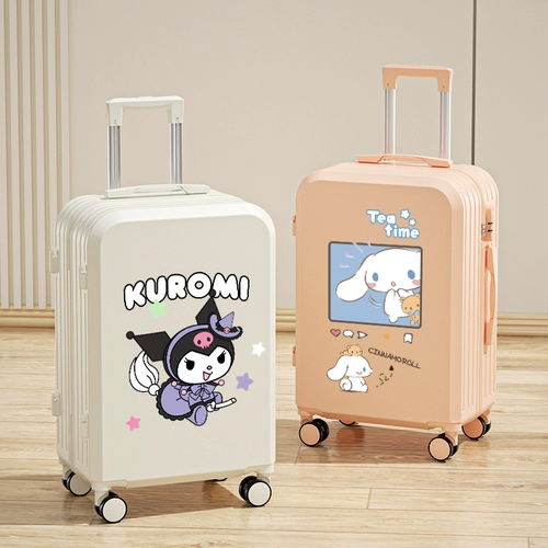 Универсальный мультяшный милый чемодан подходит для мужчин и женщин для путешествий, коллекция 2023, 26 дюймов