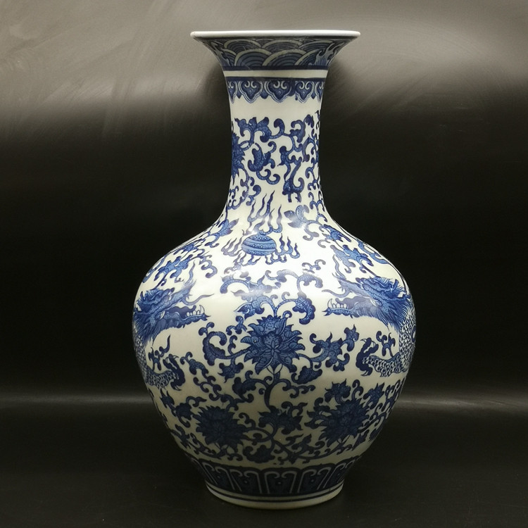 青花缠枝莲赏瓶-青花缠枝莲赏瓶促销价格、青花缠枝莲赏瓶品牌- 淘宝
