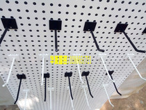 Hanging plate black and white paint display hook crocs shoes ban accessories jewelry adhesive hook Back Orifice ding gou accessories direct