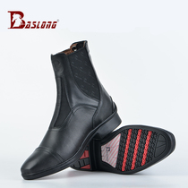 Italian cowhide riding boots horse riding boots equestrian short boots riding equipment anti-skid breathable riding gear