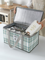 Lunch Box Hand bag Picnic Basket Office Students with Rice Aluminum Foil Thickened Fashion Insulation Bag Lunchbox Bag
