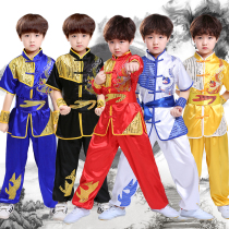 Childrens martial arts performance clothing zhang duan xiu tai ji fu boys elementary school uniforms children kindergarten lian gong fu