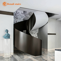 DENALI Simple modern stairs custom rotary stairs custom curved stairs Custom villa
