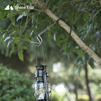 Outdoor Multifunction 304 Stainless Steel Clip Type Hook Light Hang Rack Cup Tohang Clothing Bag Camping Accessories