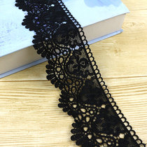 Black and white thickened hollow lace trim accessories Skirt edge clothes hem length diy decorative clothing accessories fabric art