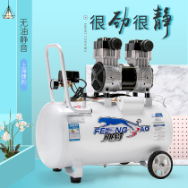 Shanghai Fengleopard air compressor silent oil-free small household woodworking air pump 220V paint high pressure air compressor