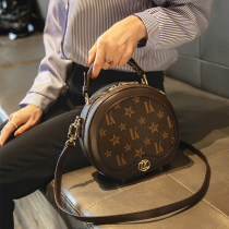 Hong Kong bag luxury leather Women bag 2021 new fashion crossbody autumn small bag round cake bag hand
