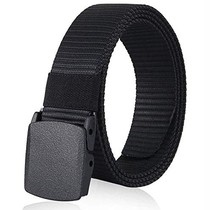 Cool Titac military fans tactical nylon belt canvas belt no iron non-metal buckle outdoor tear resistant woven belt
