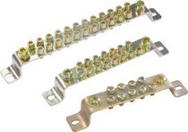 Double row 15 hole ground row 3*25 ground copper row Ground bus row Double row ground row