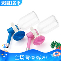 Lebi pet cat dog drinking water bottle Water head drinking water feeding mouth Hanging water drinking device will never leak
