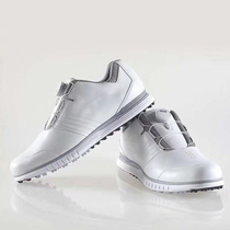 Foreign trade tail single cowhide leather shoes golf men's golf shoes fixed nail rotating shoelace sneakers men's shoes
