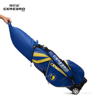 Hot Spartino Golf Bag Wheeled Ball Bag Lightweight Anti-Splashing Portable Trailer Bag Ball Bag