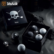VOLVIK Korea Golf Three Layer Specific Cool Fashion Skull Color Golf Ball