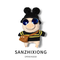 Cartoon plush small pig on-board bamboo charcoal bag car with formaldehyde activated charcoal bag new car to go to taint charcoal bag