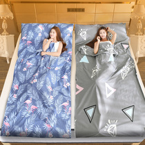 Sleeping bag Adult travel hotel isolation dirty sleeping bag Single double cotton business travel portable hotel sheets
