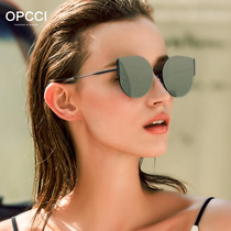 OPCCI GM cat eye UV protection sunglasses female tide net red with the same glasses small face retro Hong Kong style sunglasses summer