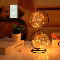 LED lamp wishing bottle luminous lucky star glass cork bottle creative bottle ornaments bottle hanging bottle star bottle