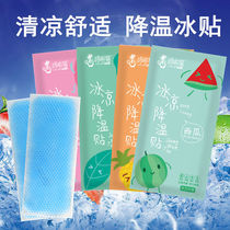 Summer Ice Cold Sticker Cool Down God Instrumental Refrigeration Ice Sticker Anti-Heatstroke Student Military Training Heat Dissipation Stickler Phone Back Hot Sticker Cool Sticker
