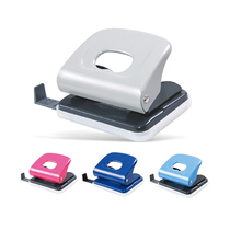 Double hole punching machine office supplies Jili punching machine G1500 15 pages mixed color file binding cute