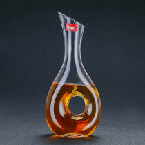 Bar Legend Lead-free Crystal Snail Decanter Wine Dispenser Ice Orange Bottle Bartender Wine Dispenser Juice Bottle