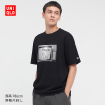 Uniqlo Mens Womens Couples Wear (UT)Fergus Purcell Printed T-shirt (Short Sleeve) 441413