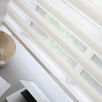 Blinds shading lifting roller blinds soft yarn blinds waterproof and oil-proof hole-free installation roller blinds hand-pulled windows