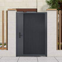 Iron Art Courtyard Villa Gate Countryside Yard Small Doors Single Open Door Outdoor Garden Door Aisle Hallway Doors Customizable