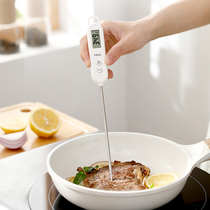  Japanese food probe thermometer Kitchen steak baking water temperature measurement Food electronic thermometer Baby milk thermometer