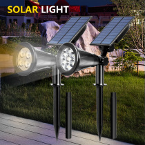 Solar Garden Lights LED Outdoor Colorful Spotlights RGB Garden Lawn Lights Landscape Lights