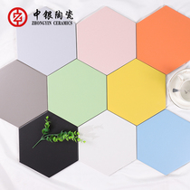 BOC Nordic bathroom wall tile kitchen balcony non-slip floor tiles hexagonal antique brick tile