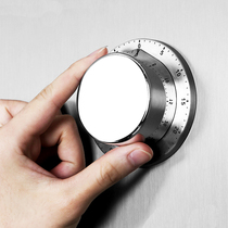 Timer Kitchen Reminder of Stainless Steel Mechanical Timer Learning Disciplined Students Examination for Countdown Management