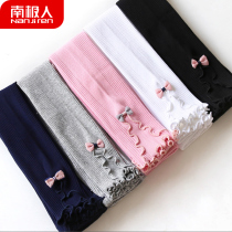 Girls bottom pants thin spring and autumn clothes outside wearing 2021 new childrens children clothes girl children small leggings trousers knit long pants