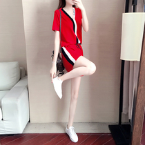 Tide Cards Shorts Suit Women 2022 Summer New Korean Version Fashion Loose Temperament Sports Casual Pure Cotton Two Sets