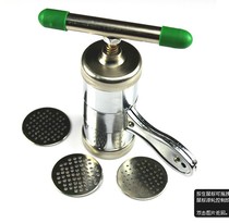 3 kinds of round noodles stainless steel noodle press noodle machine Household hand-held hand-held hand-screwed hele machine