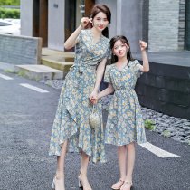 Special pro-sub-loading summer clothing online red 2022 new boomer female dress Summer Liandress Seaside beach dresses