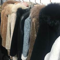 Parker clothing imported fur one-piece Australian wool mink fur Fox fur grass coat female live link