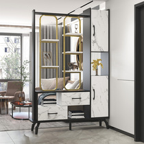  Entrance entrance cabinet Living room Nordic double-sided dining room decoration storage room hall cabinet Simple Chinese screen partition wine cabinet