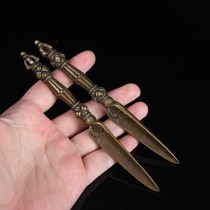 Tibetan handmade pure copper Diamond prong instruments ornaments