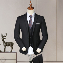 Mens suit business Korean slim suit jacket mens wedding small suit casual handsome trend dress