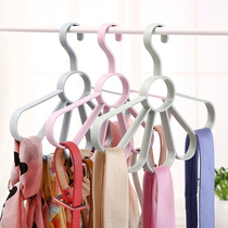 Drying rack artifact towel rack collar tie rack wardrobe hanger plastic towel rack ring belt storage adhesive hook