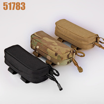 51783 Outdoor military fan portable anti-loss glasses case Tactical EDC accessories bag Camouflage glasses bag Carry-on bag